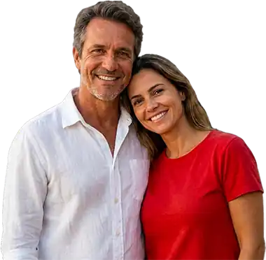 Casal reunido após trabalho de amarração amorosa da Ritualistique