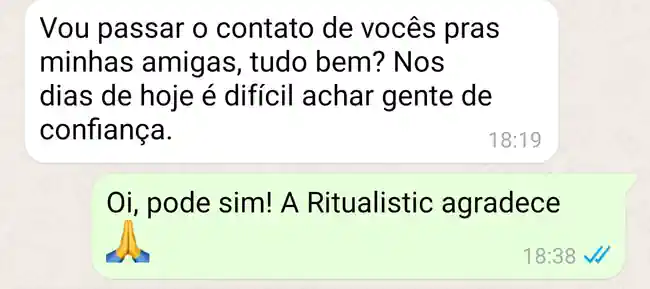 Relato de cliente da Ritualistique sobre amarração amorosa