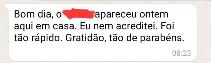 Relato de cliente da Ritualistique sobre amarração amorosa